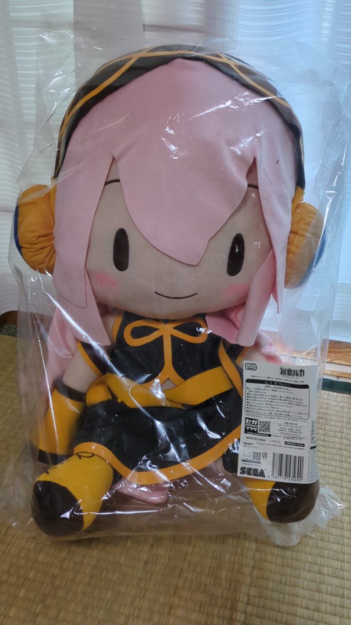 セガ 初音ミクシリーズ 巡音ルカ ふわぷち どでかジャンボ