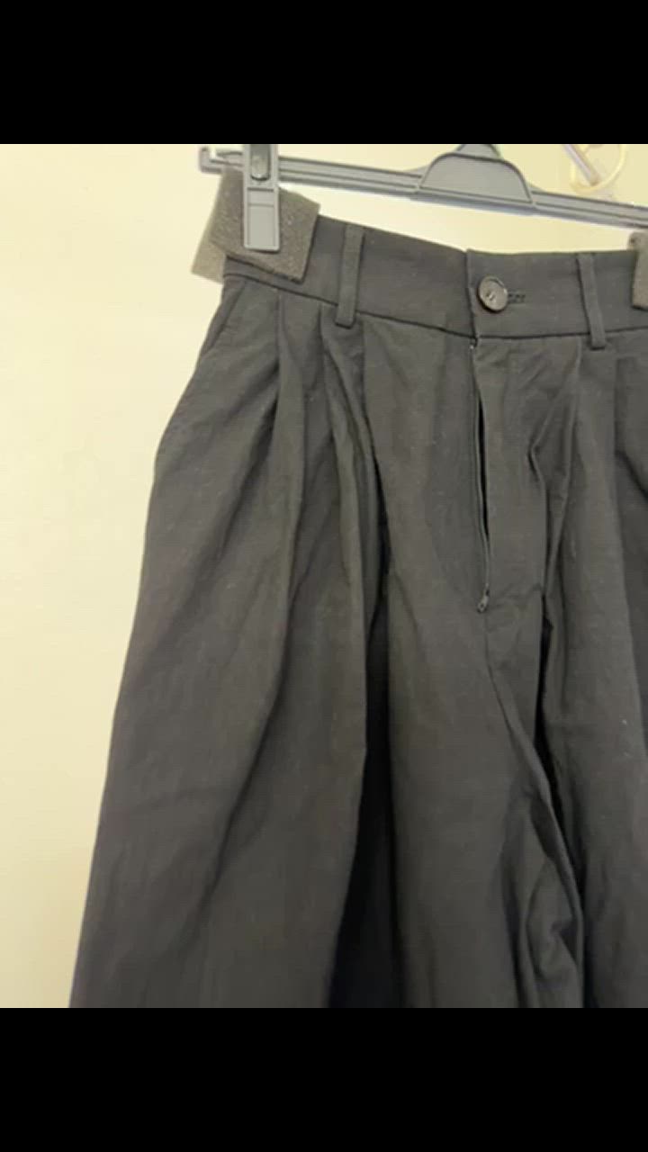 BABYLONE パンツ ウェザータックワイドパンツ レディース
