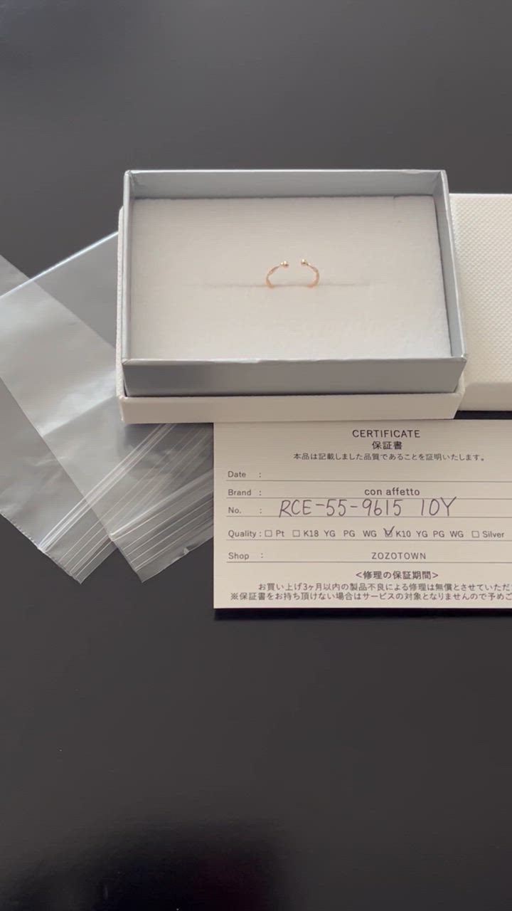 con affetto(ファッション) イヤーカフ K10イヤーカフ
