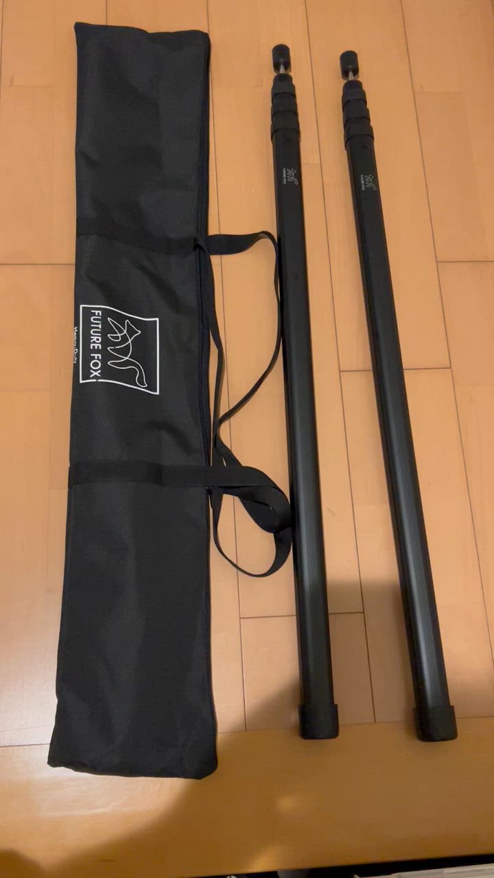 FUTURE FOX FUTUREFOX 伸縮ポール 2本セット キャンプ タープ