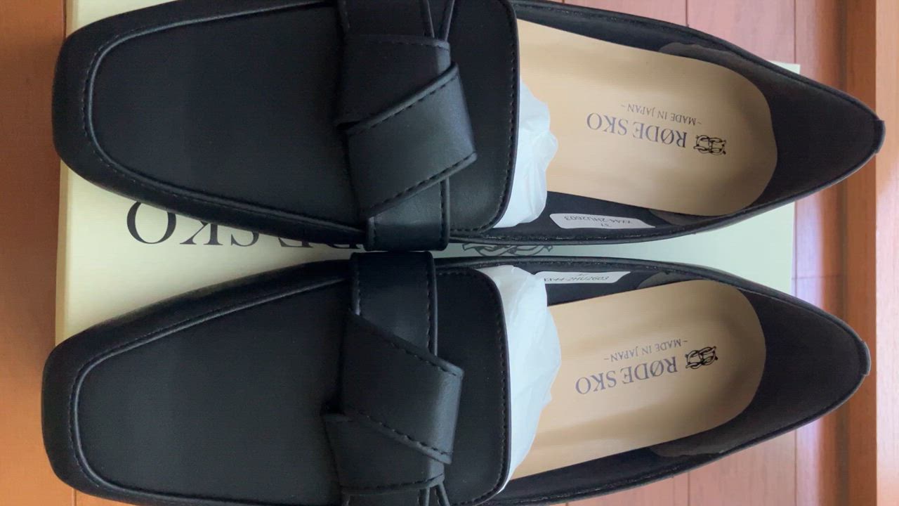 RODE SKO ローファー 「MADE IN JAPAN」スクエアトゥリボン