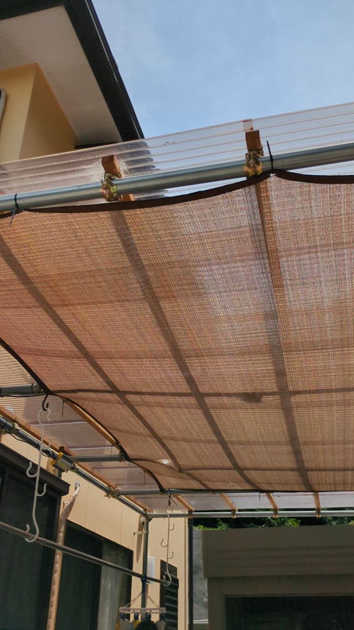 遮光ネット 日除けシェード 3*4m エッジ強化グロメットシェード