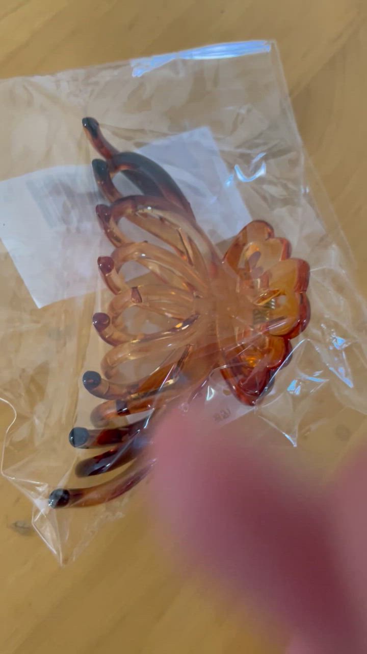 秋カラーアネモネ♡ベビーヘアクリップ　ヘアゴム 451e70b3549392e14cacc67be8cd81