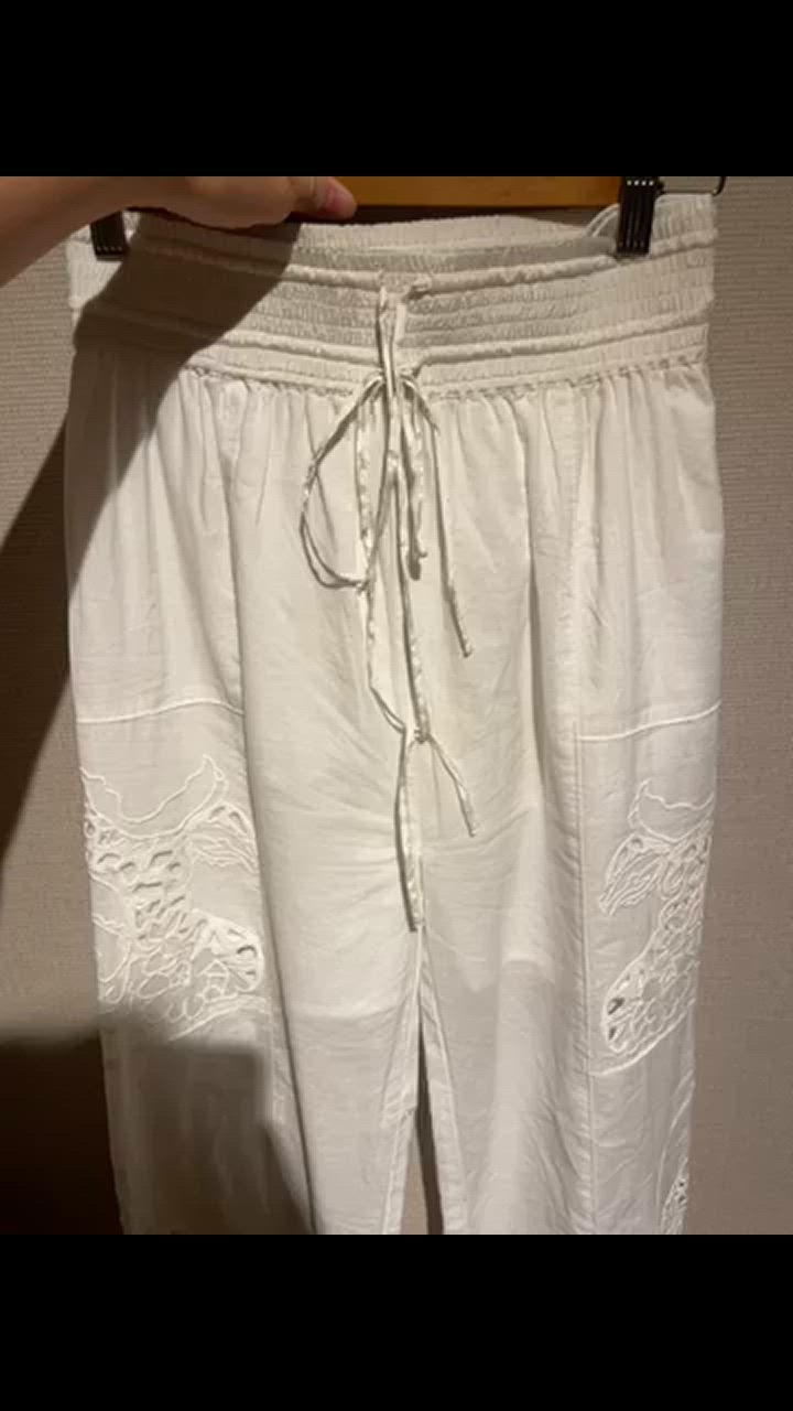 ANUKE (アンヌーク）Cutwork Lace Pants 即日発送 : RAPTURE