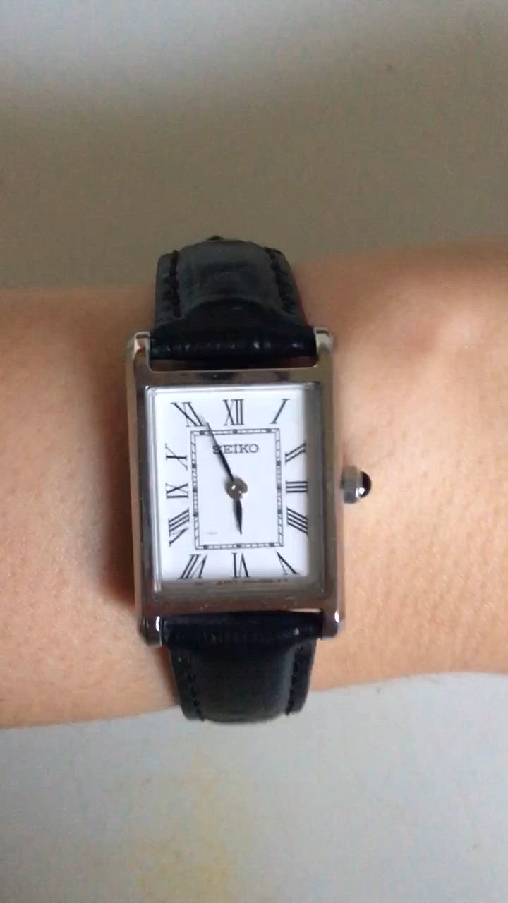 SEIKO 並行輸入品 日本未発売 訳あり 風防内ゴミあり ESSENTIALS