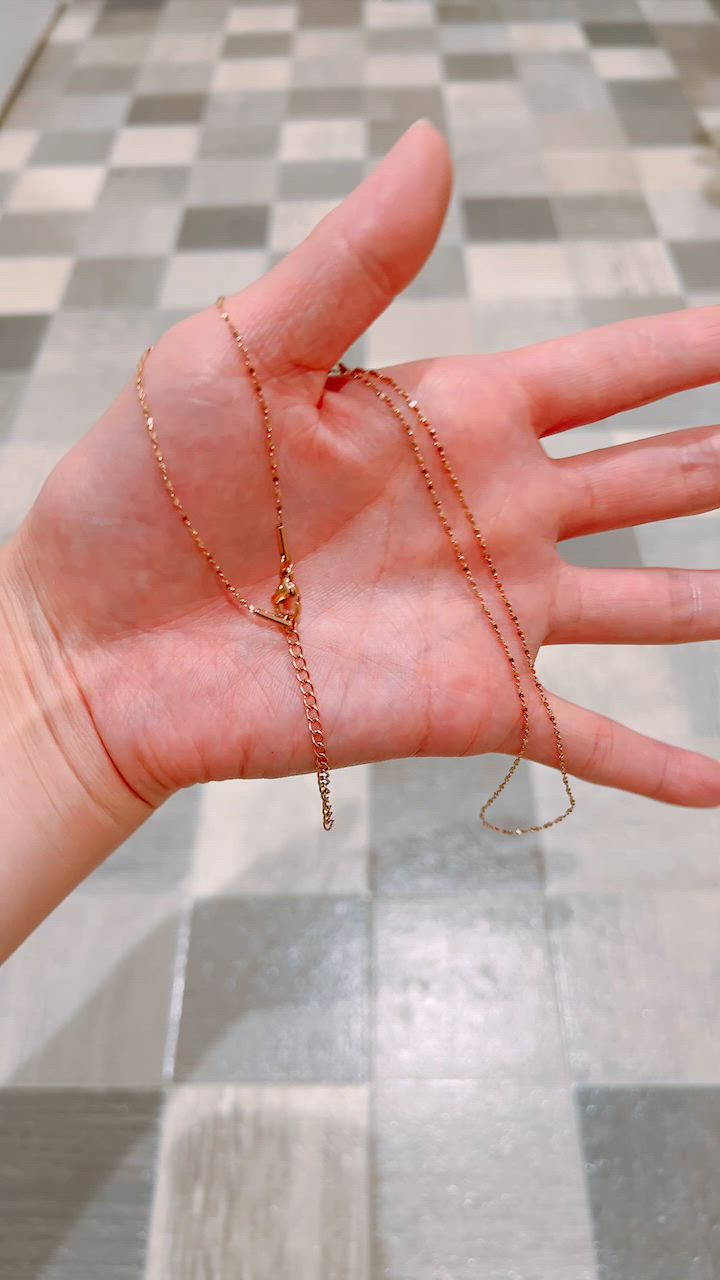 blackdia ocean ネックレス グリッターチェーンネックレス幅1mm blackdia ocean ネックレス グリッターチェーンネックレス幅1mm