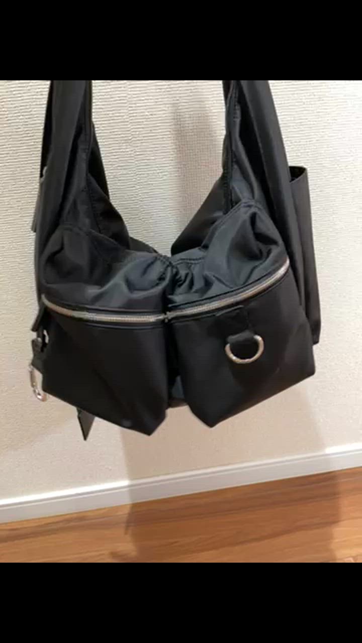 JEANASIS ショルダーバッグ バッグ ナイロンWポケットボディBAG