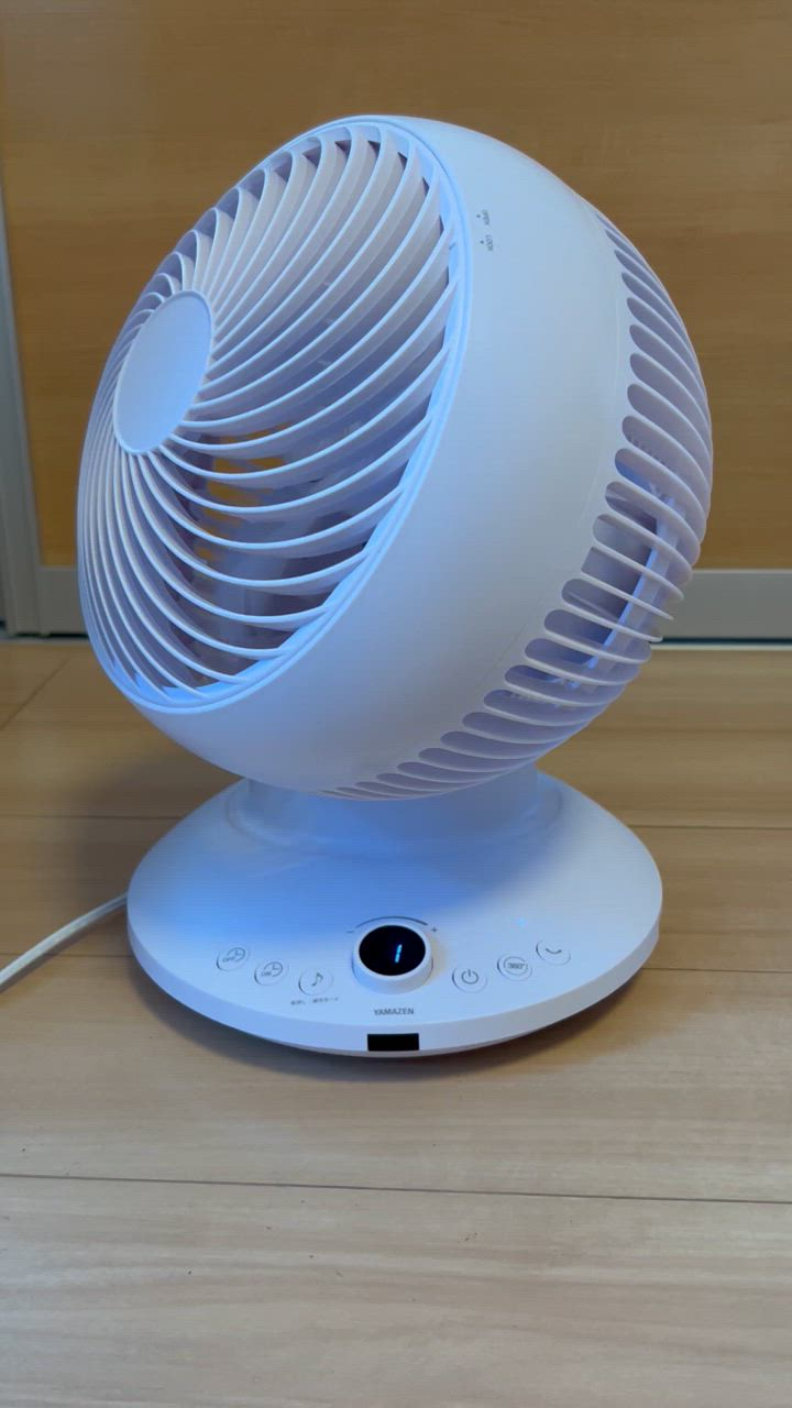 山善 サーキュレーター dcモーター 360° 静音 扇風機 洗える