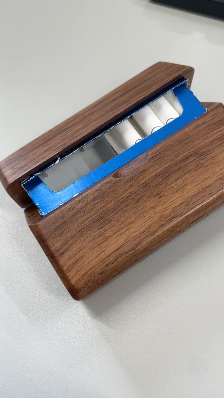 iQOS 木製トレイ 吸殻入れ ケース付き □「HEATSTICKS TRAY」加熱式たばこ専用 木製吸い殻入れ 灰皿