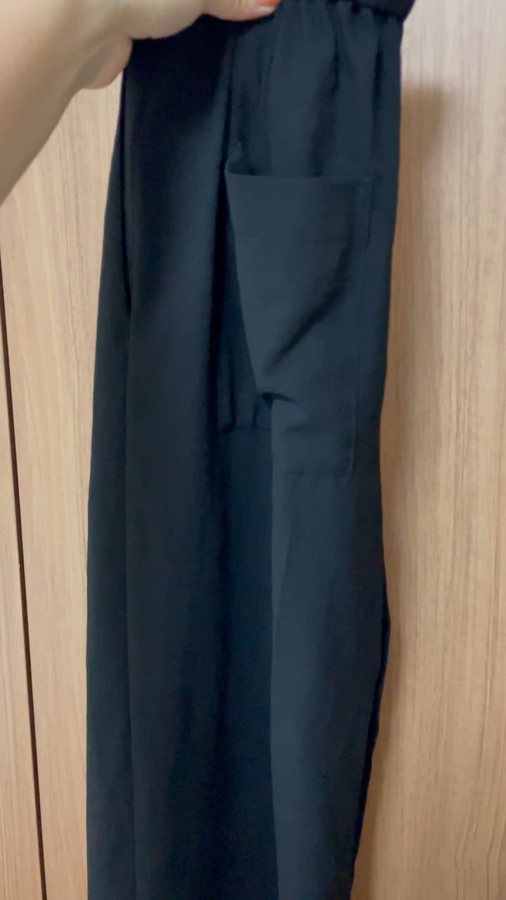 GALLARDAGALANTE パンツ ジャージーワイドタックパンツ
