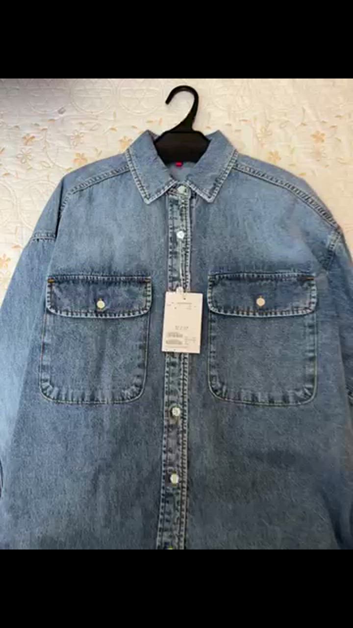 RIVE DROITE ブラウス シャツ MONN.:./ビッグデニムシャツ