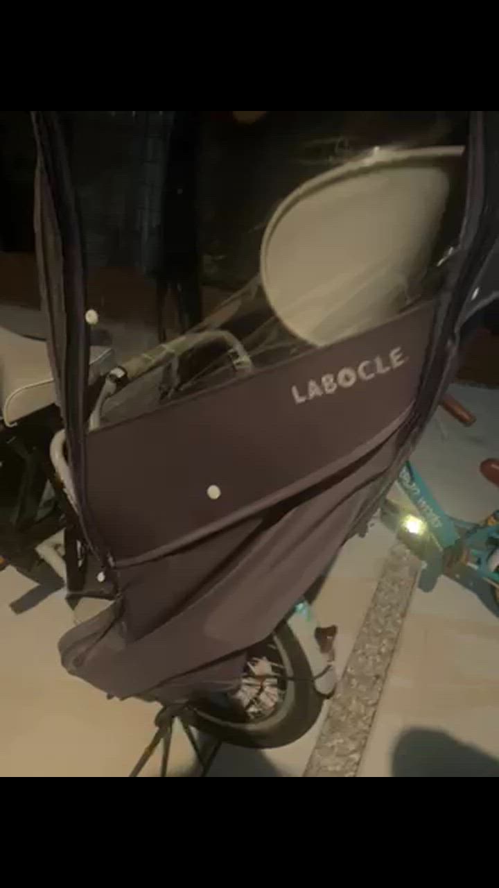 LABOCLE 自転車 チャイルドシート レインカバー 後 リア ver.04
