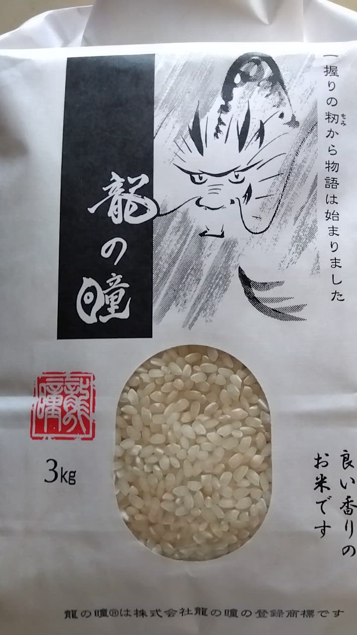 ≪送料無料≫新米 令和6年度産 龍の瞳 岐阜県産 100％ 5kg袋