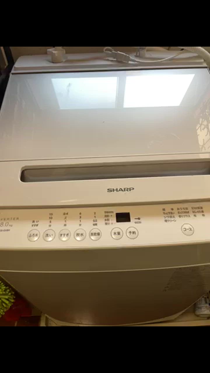 SHARP シャープ 洗濯機 洗濯8kg ES-GV8H-N (宅配サイズ商品