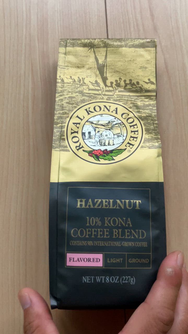 ROYAL KONA COFFEE ロイヤルコナコーヒー/ヘーゼルナッツ/10