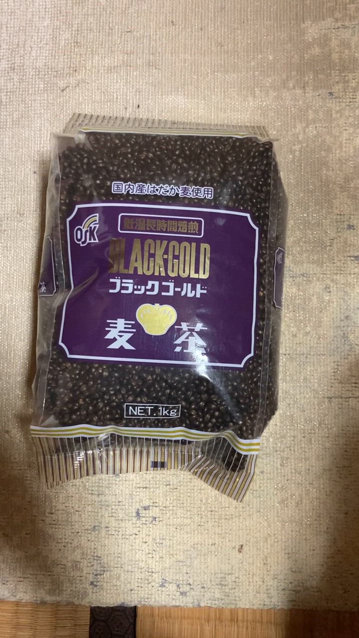 楽天市場】oskブラックゴールド麦茶1kgの通販