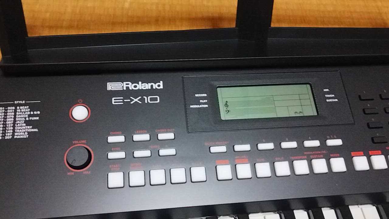 ローランド Roland E-X10 Arranger Keyboard【配送区分F