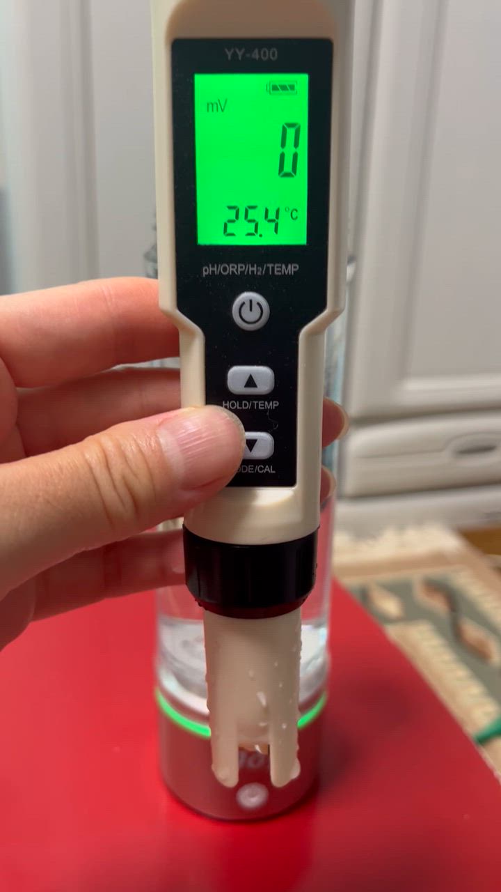 還元くん公認 ORP 水質測定器 4 in 1 ORP/H2/PH/温度 6カ月保証