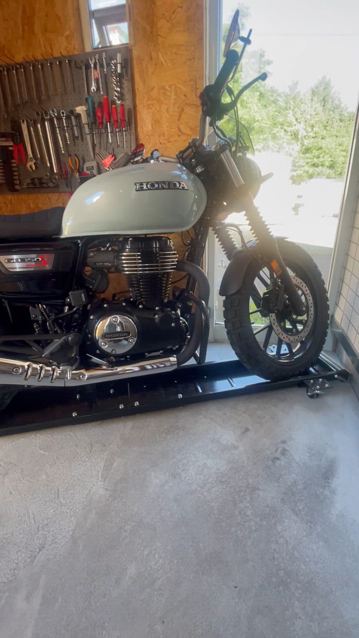 WEIMALL バイクドーリー 耐荷重560kg 長さ2000mm キャスター付