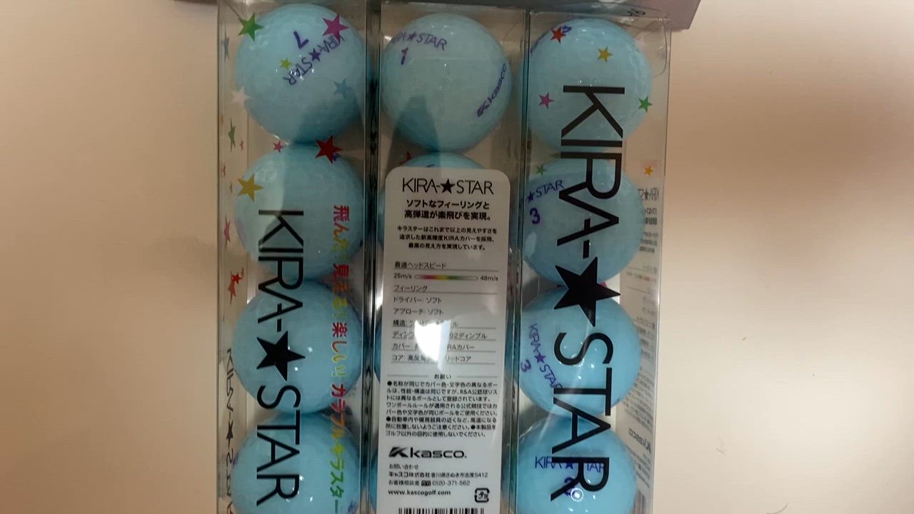 KIRA 【送料無料】キャスコ キラスター2 STAR 1ダース（12球
