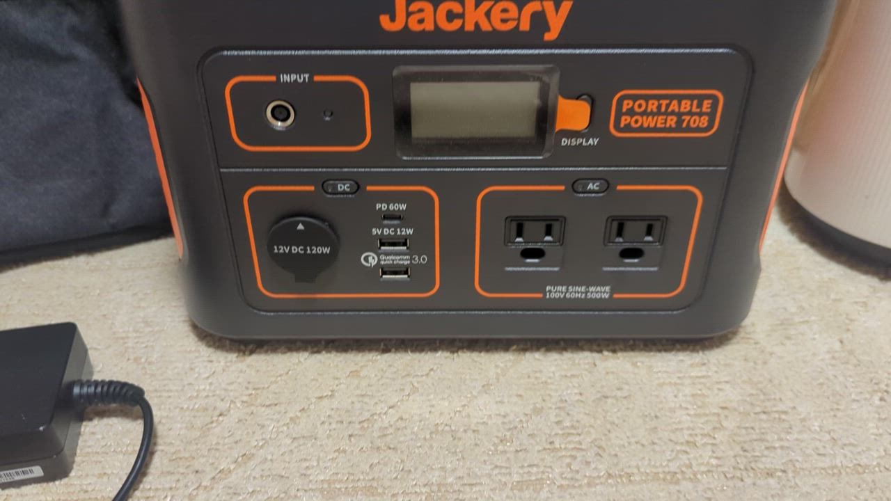 Jackery ポータブル電源 708 大容量 191400mAh/708Wh 蓄電池