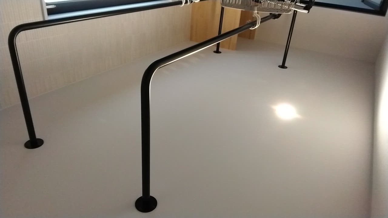 アイアンバー 物干し 天井 1800mm ハンガーバー ハンガーパイプ