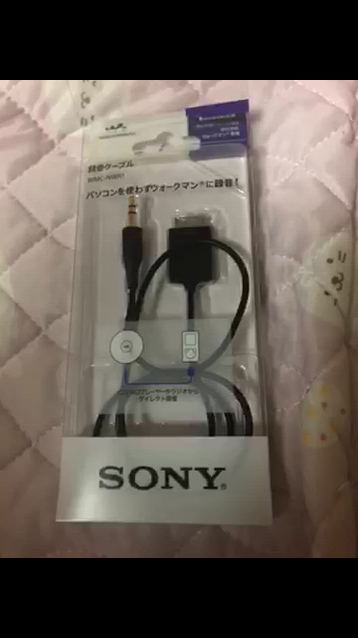 SONY ソニー WMC-NWR1 録音用ケーブル ウォークマン用 : ベスト