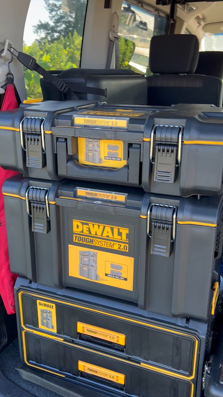 デウォルト DEWALT TOUGHSYSTEM 2.0 収納ボックス 楽天市場】タフシステム2.0 スタンダードBOX ハーフサイズ
