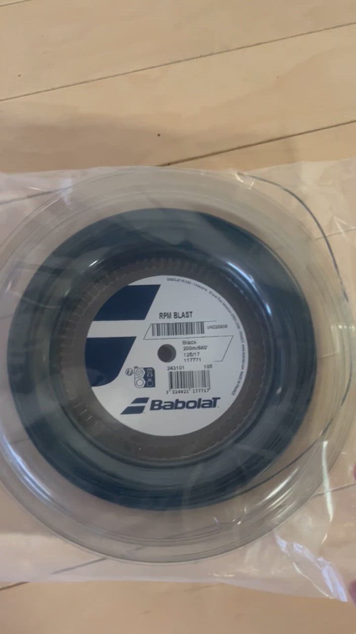 即日出荷』バボラ Babolat テニスガット・ストリング RPM BLAST RPMブラスト 200mロール ロールガット 243101 :  243101 : KPI - 通販 - Yahoo!ショッピング