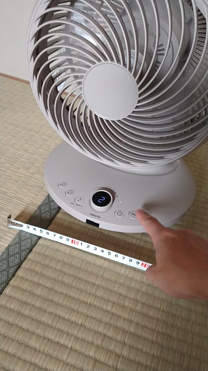 山善 サーキュレーター dcモーター 360° 静音 扇風機 洗える
