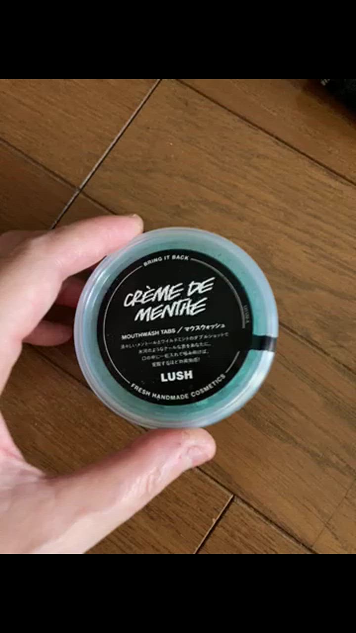 LUSH ラッシュ クレームドマント マウスウォッシュ タブレット