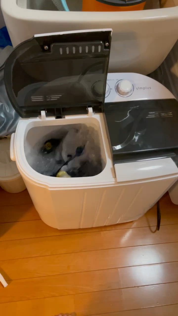 simplus シンプラス 二槽式洗濯機 脱水付き 小型洗濯機 洗い
