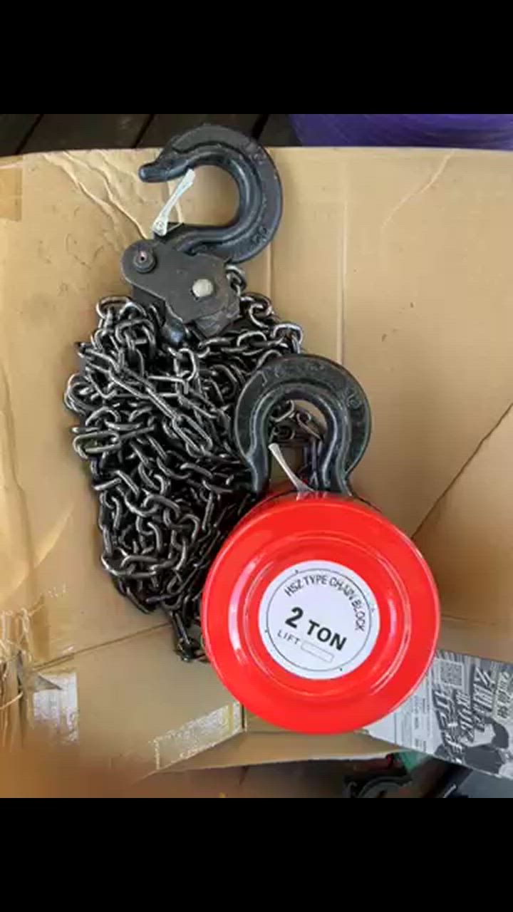 チェーンブロック 2t 手動 2.5m 業務用 最大耐荷重 2トン 荷揚げ チェーンブロック 2t 手動 2.5m 業務用 最大耐荷重 2トン 荷揚げ