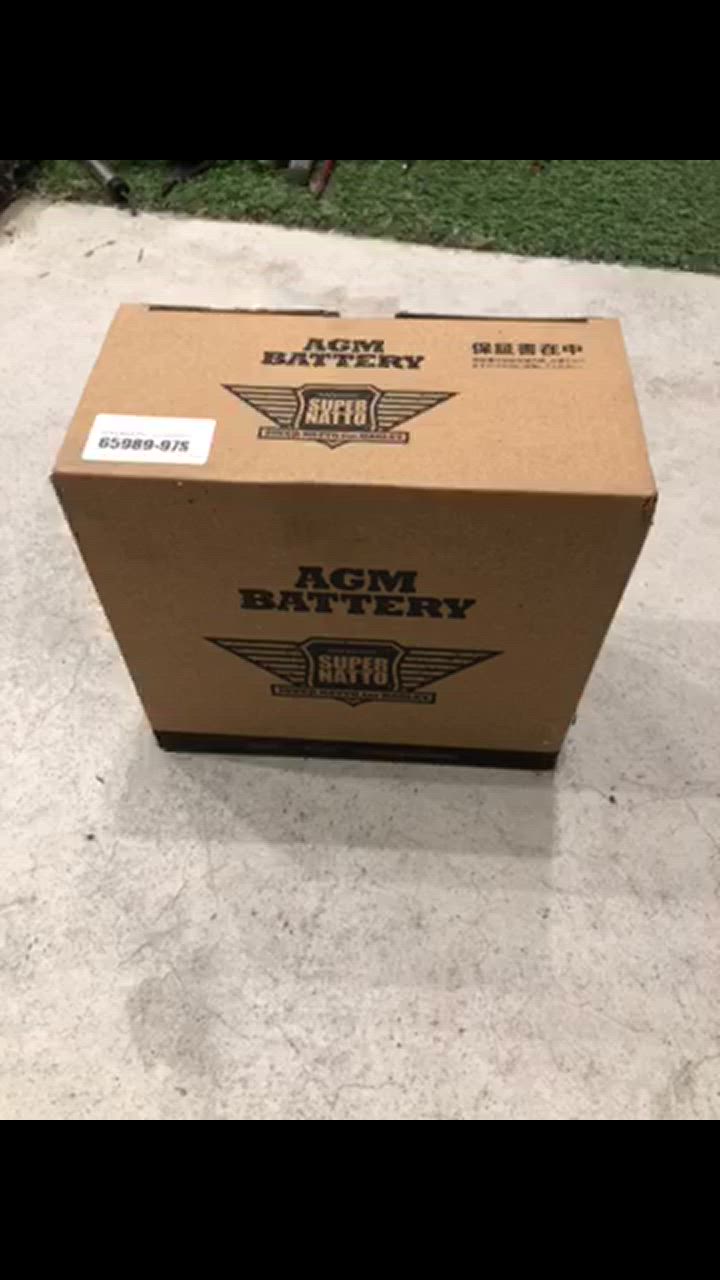 SUPER NATTO バイク用バッテリー ハーレー専用AGMバッテリー