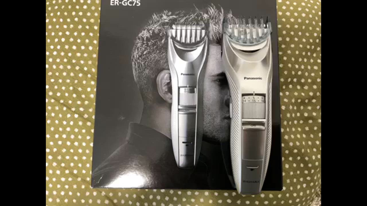 Panasonic パナソニック ER-GC75-S ヘアカッター 防水対応 海外