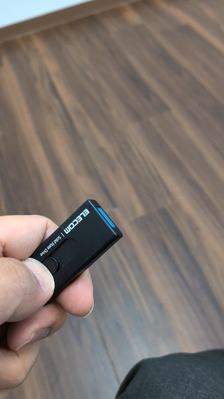 ELECOM エレコム 外付けSSD ポータブル USB3.2(Gen2)対応 ELECOM エレコム 外付けSSD ポータブル USB3.2(Gen2)対応