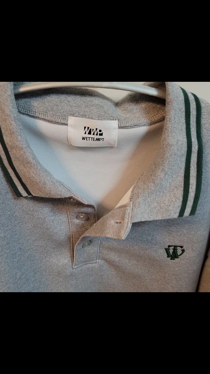WETTEMPT｜ウィテンプト】MOSS STITCH LONG POLO SHIRT / 鹿の子