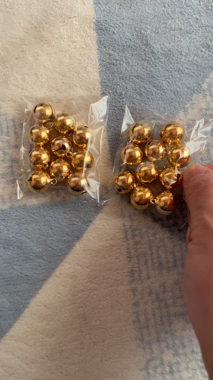 鈴　金属製　真ちゅう製　大3個　中3個　小8個 銅 鈴 真鍮 すず 301-14 虎1.4cm 1個 | 中華金具、金物、鈴ベル