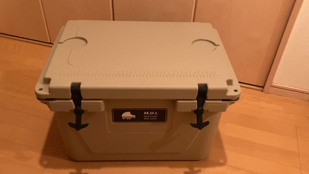 M.O.L 高耐久型ハードクーラーボックス M MOL-CH50 (約38L