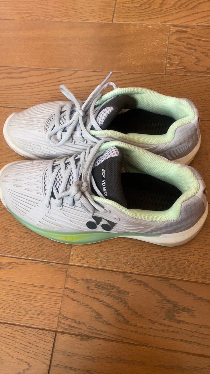 YONEX テニスシューズ　27.0 ブルー　グリーン　美品 Wilson ウイルソン 硬式テニスラケット エアー・ケイ・ミニオン