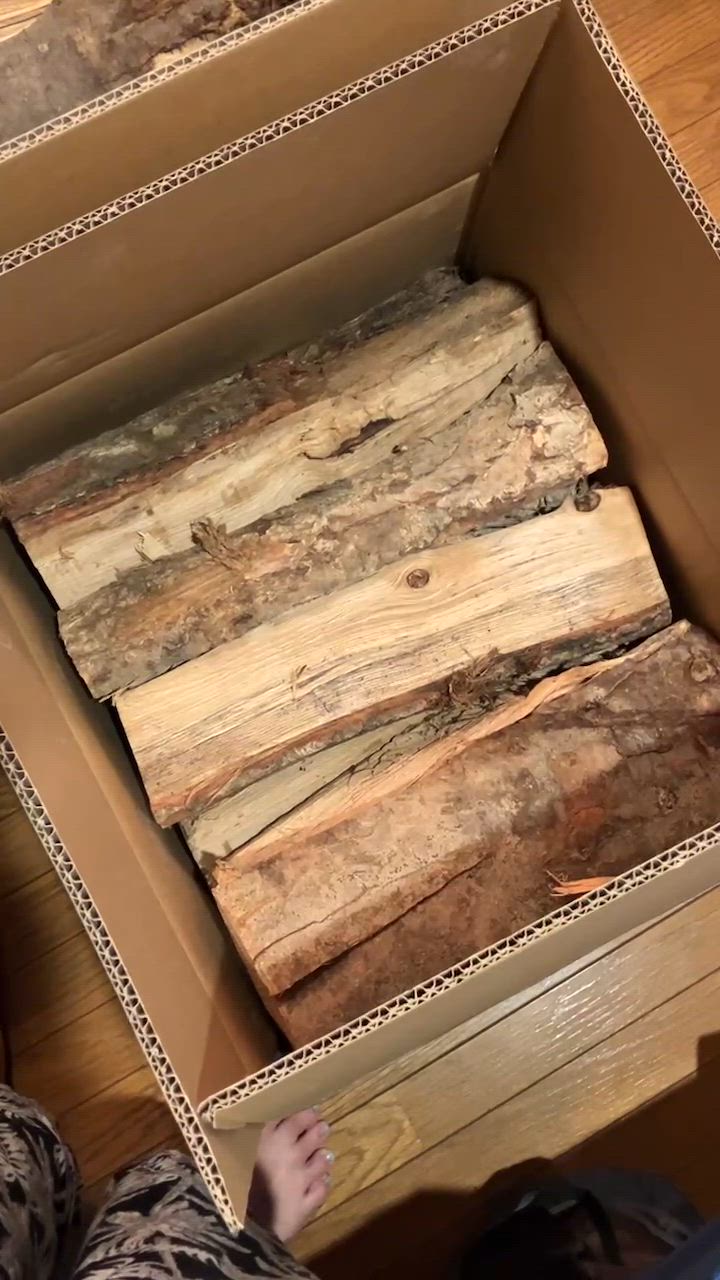 36cm【約25kg】120サイズ 大容量 広葉樹ミックス キャンプ 薪