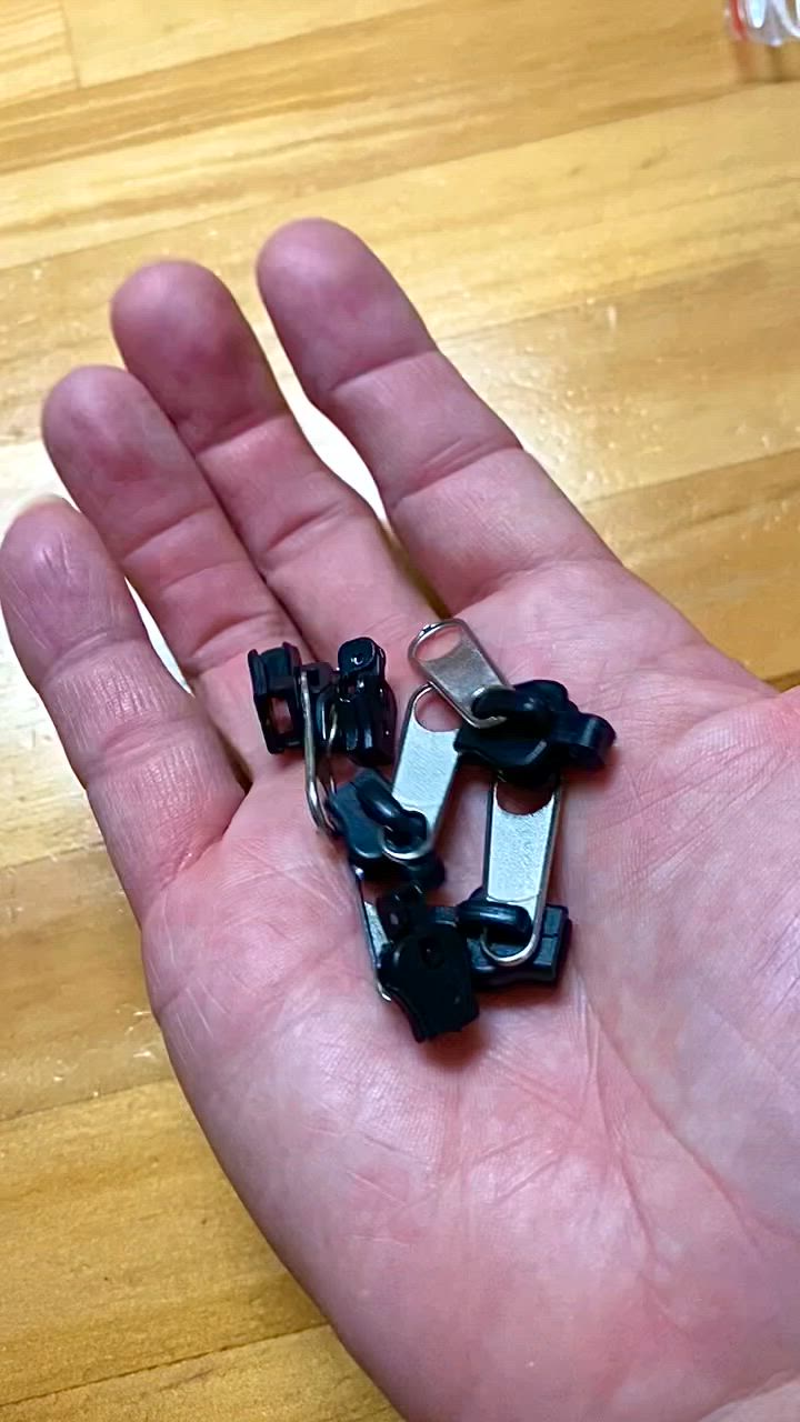 ゆうメール 送料無料 ジッパー 修理 キット 多機能 ヘッド 3種類 6個