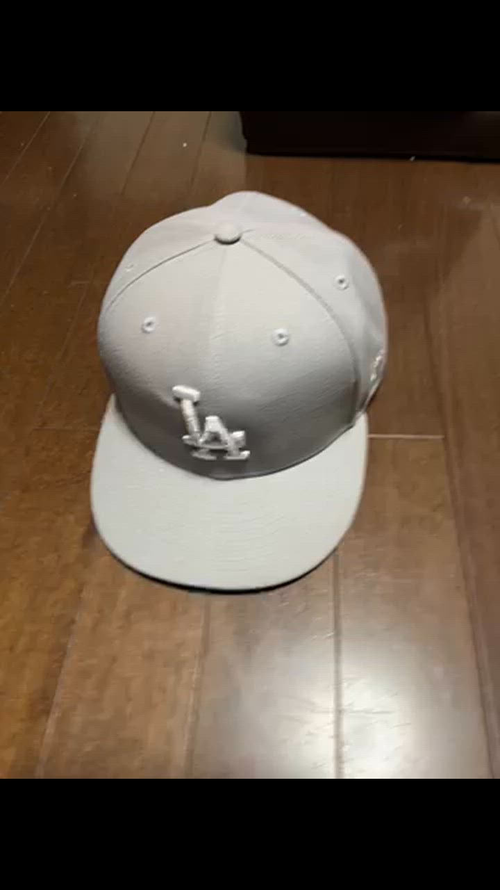 59FIFTY NEWERA ロサンゼルス・ドジャース グレー × ホワイト