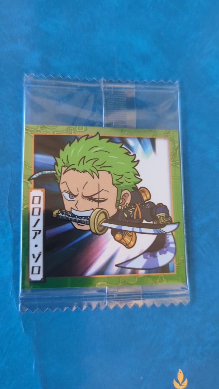 ロロノア・ゾロ　サンキューシール　ONEPIECE ONEPIECE ワンピース 大海賊シール ウエハースLOG.9 ロロノア