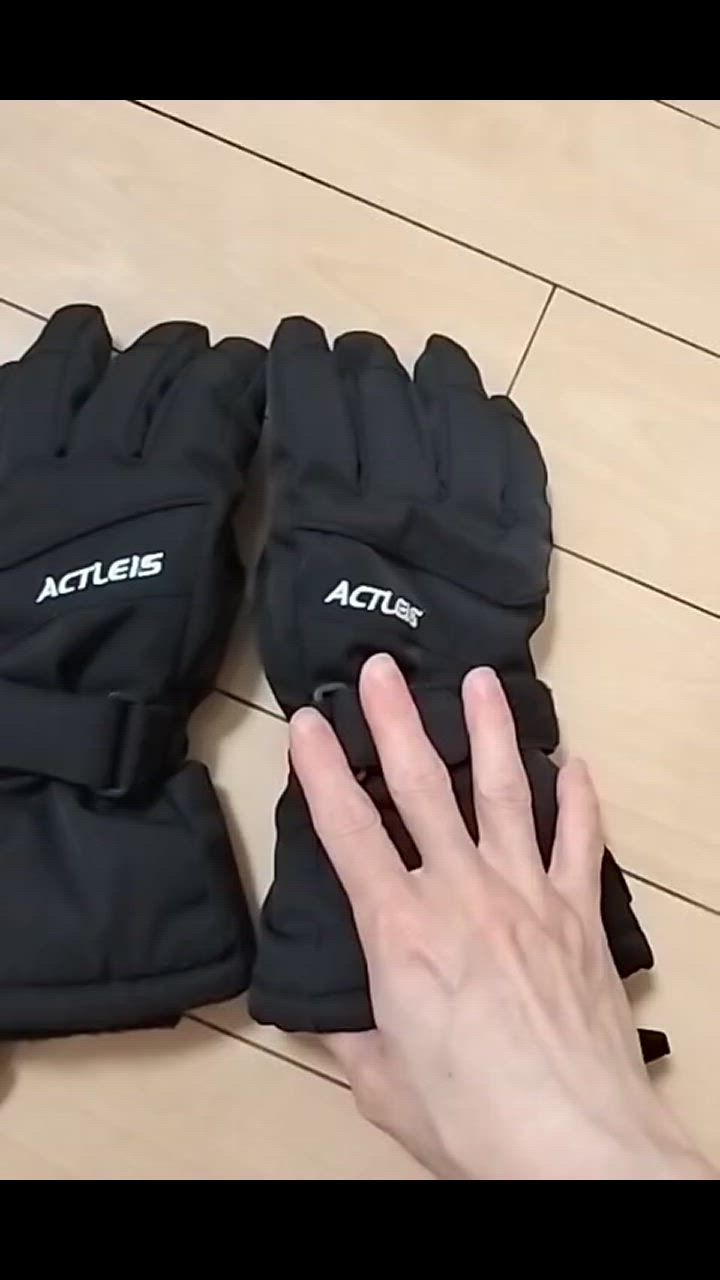 ACTLEIS スキーグローブ スノーグローブ キッズ ジュニア スキー
