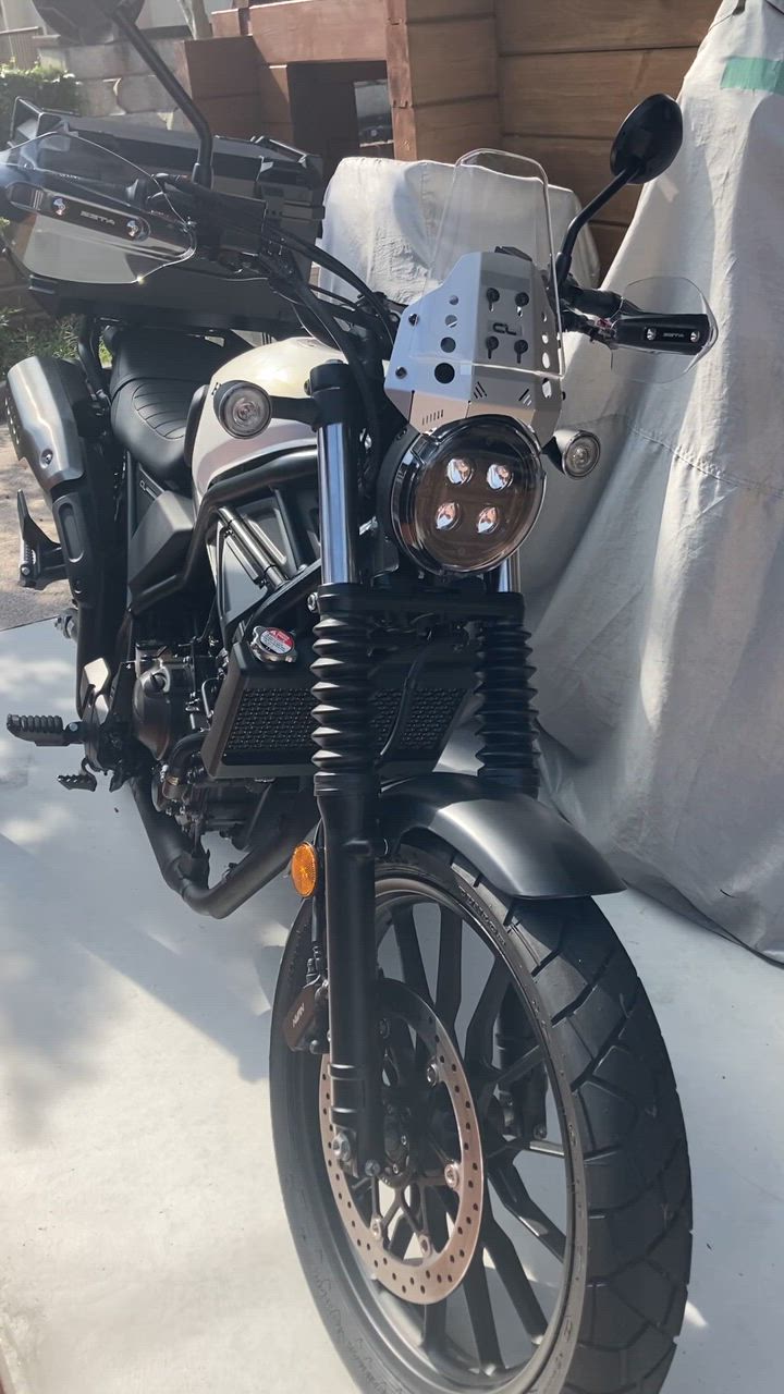 レブル モトロード ホンダCL250/500用メーターバイザシールド