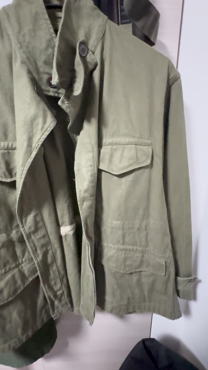 MILITARY 実物 USED フランス軍 M-47 フィールドジャケット 前期