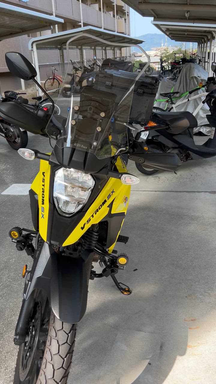 アクリポイント Vストローム250SX スクリーン（クリア） ACRY