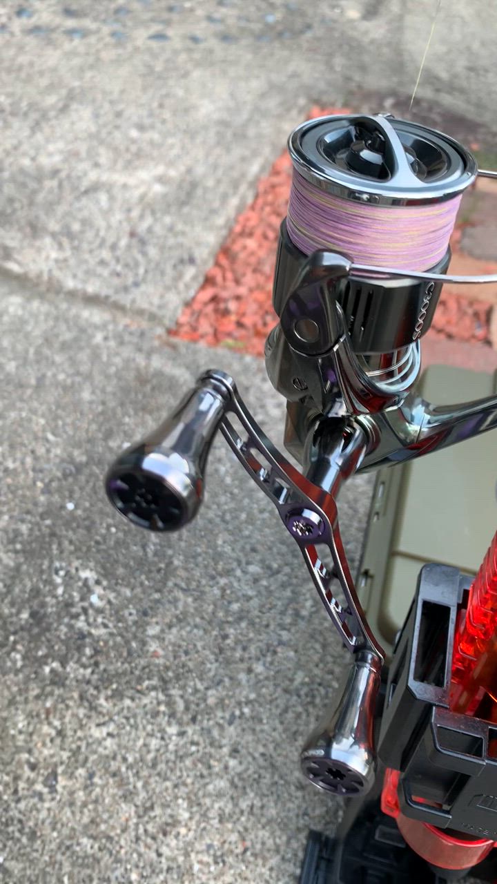 ゴメクサス ダブルハンドル ねじ込み式 チタンノブ付き 98mm MDY-T20 シマノ用 ステラスペースグレー MYS98T20STSK 【送料無料】