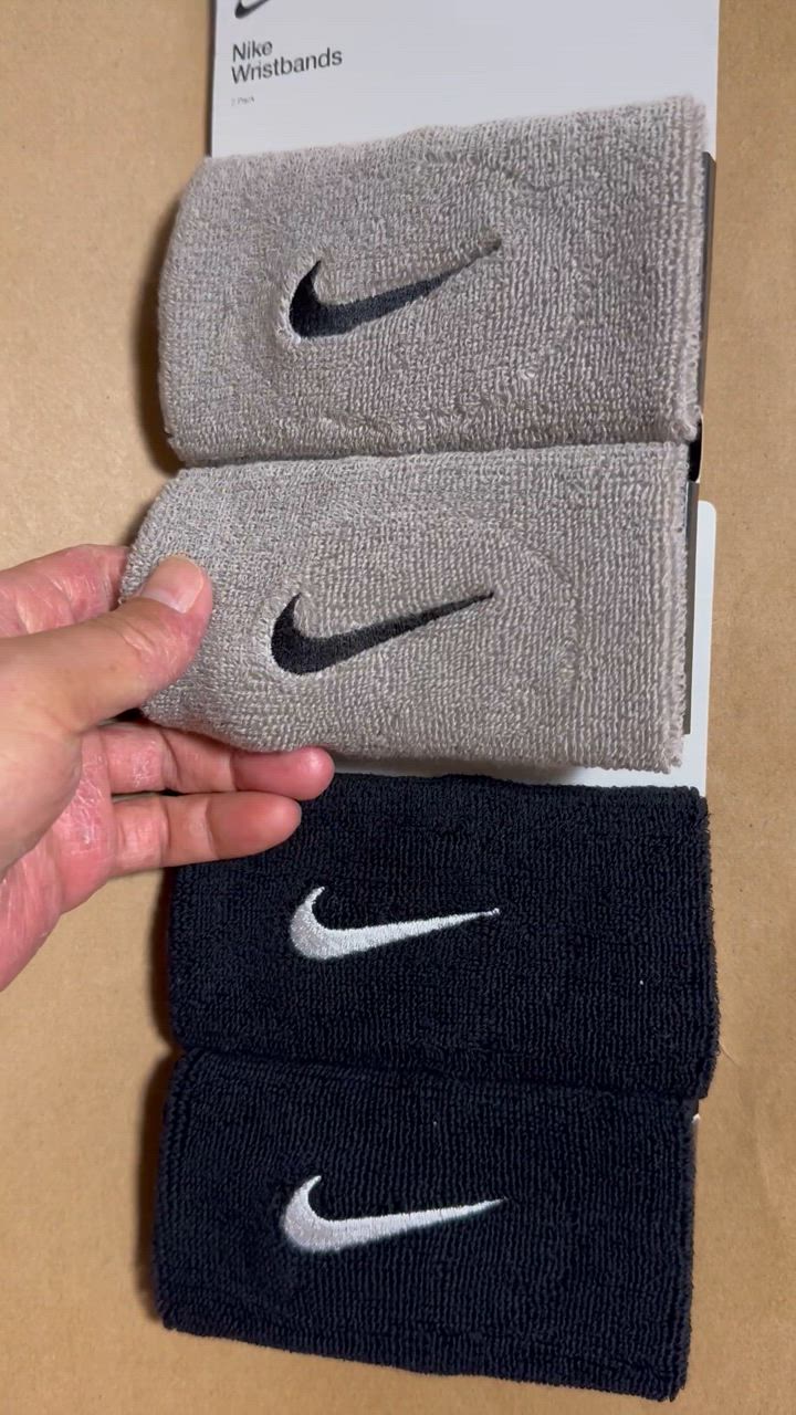 フェデラーモデル　ナイキ　ダブルワイドリストバンド NIKE ナイキ スウッシュ ダブルワイド リストバンド BN2094